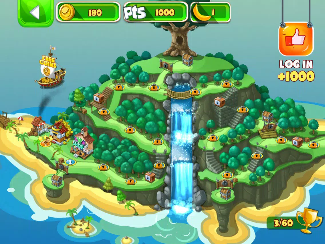 Capturas de tela do Monkey Legend - Banana Island iPad 