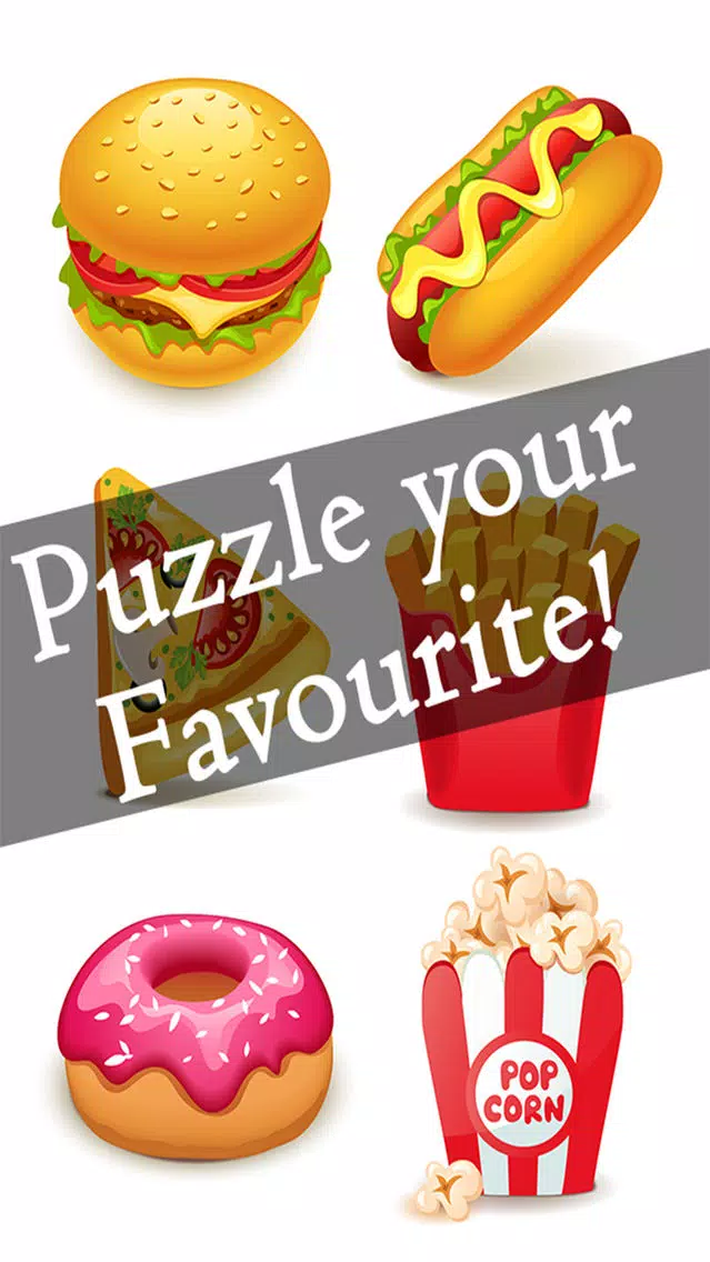Fast Food Sliding Puzzle Game Screenshots