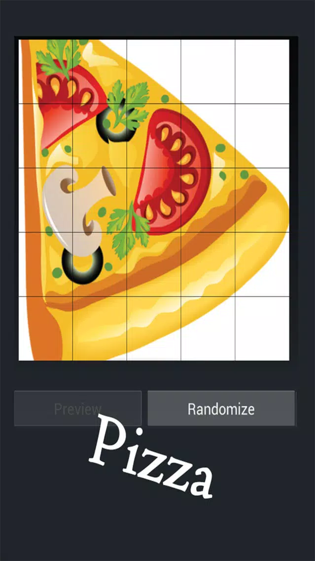 Fast Food Sliding Puzzle Game Screenshots