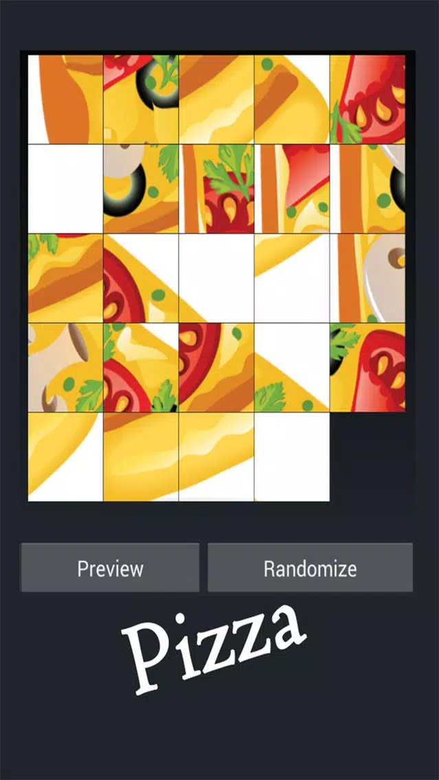 Fast Food Sliding Puzzle Game Screenshots
