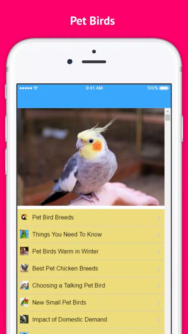 Pet Bird & Breeds - Foreign Birds应用截图