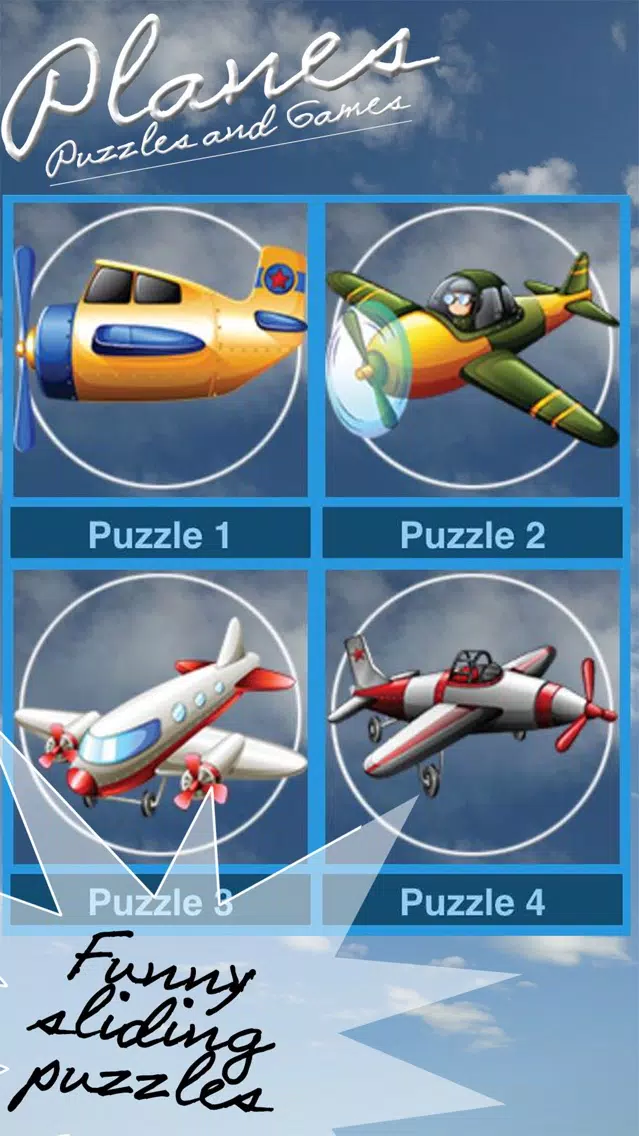 Plane Puzzles and Fun Games應用截圖