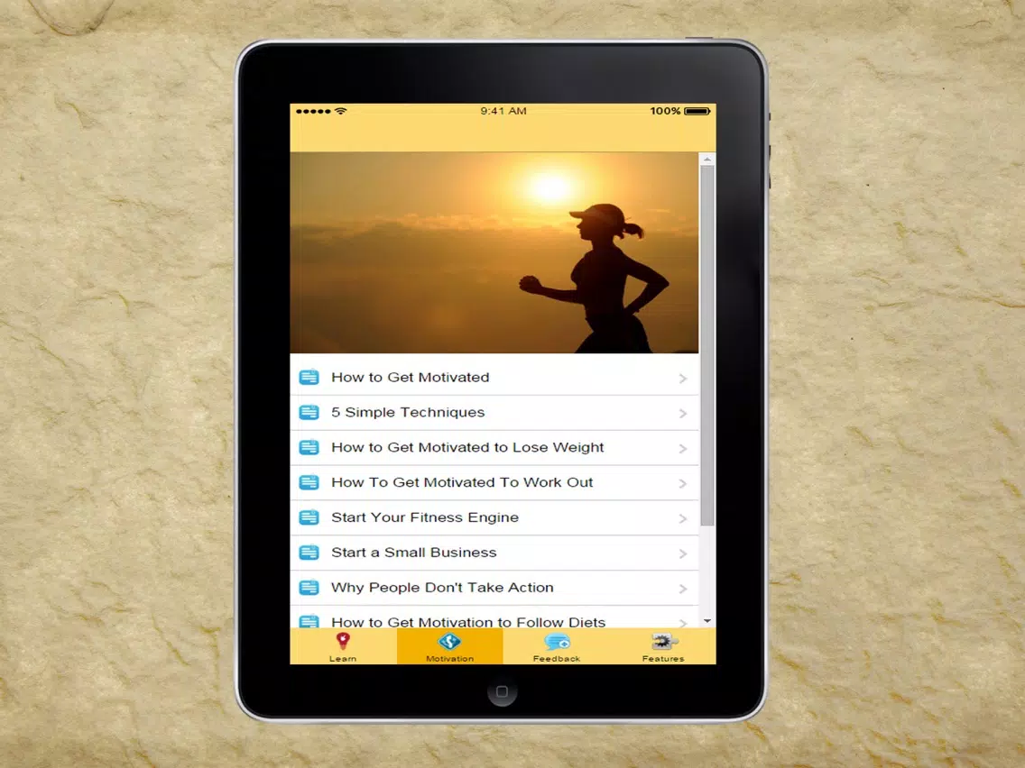 How to Get Motivated - Being Successful iPad Screenshots