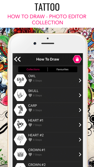 Tattoo : How to Draw & Editor Screenshots