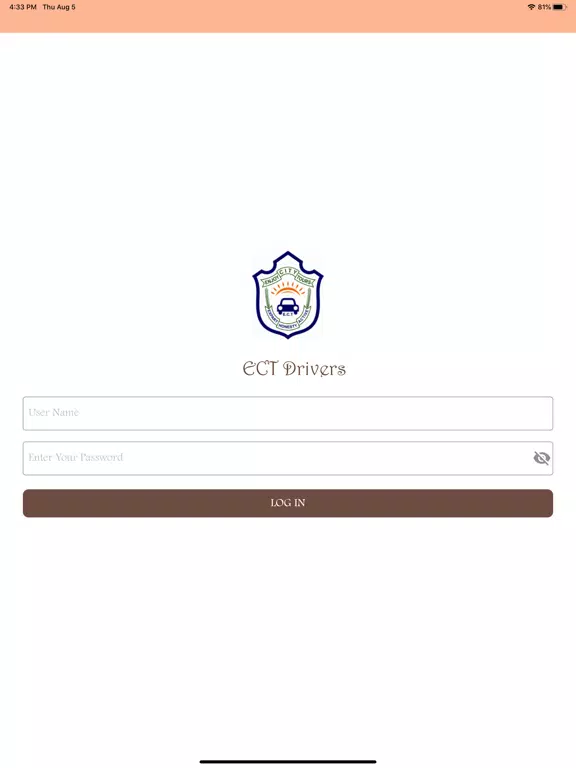 ECT Driver iPad Screenshots