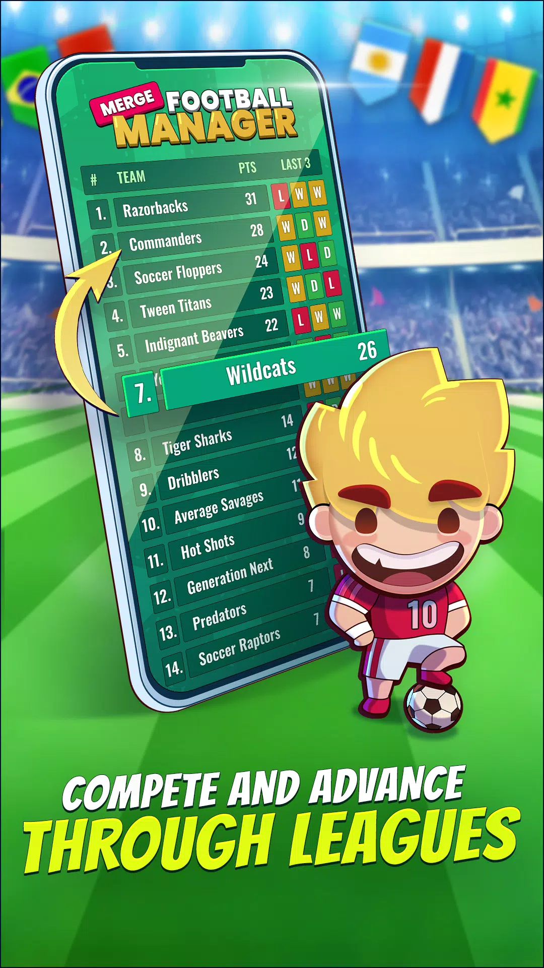 Merge Football Manager Screenshots