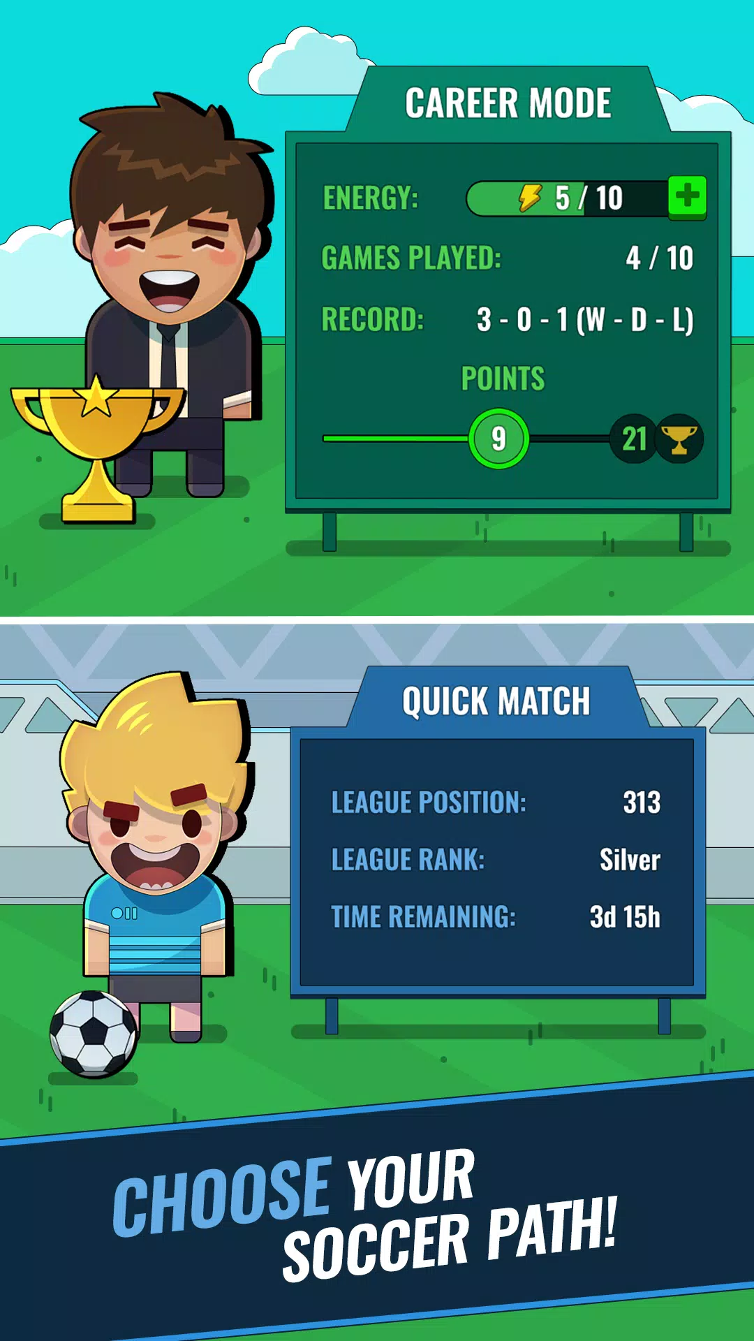 Merge Football Manager Screenshots