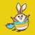 Easter Rabbit 2018 Stickers
