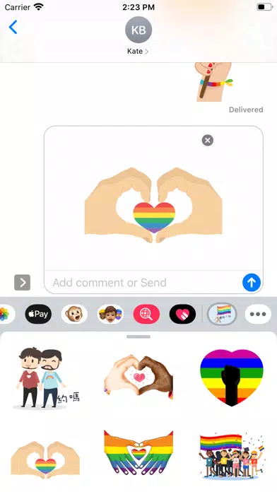 Pride Day Stickers 亞洲版本 Ekran Görüntüleri