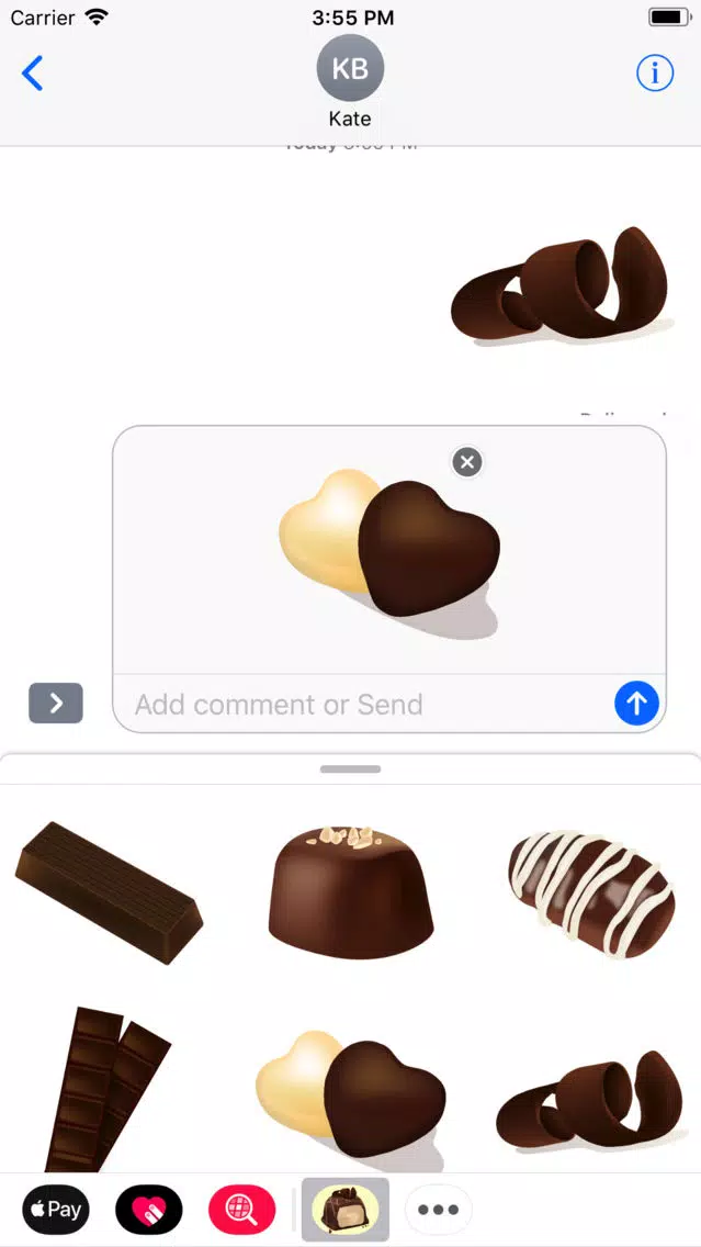 Milk Chocolate Bar Stickers Screenshots