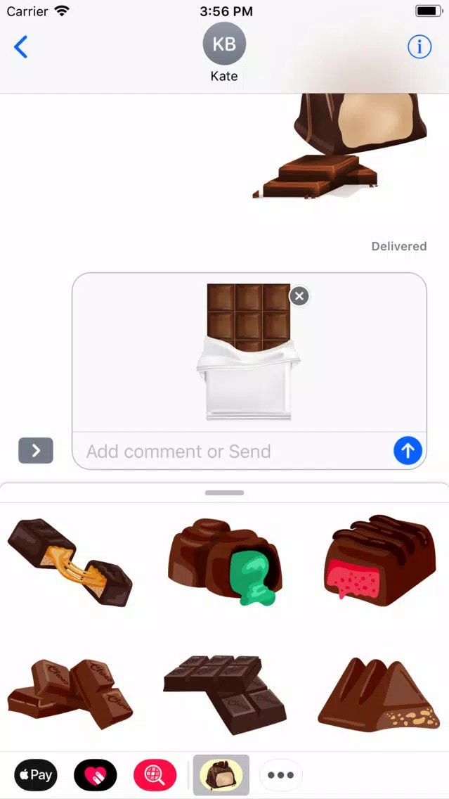 Milk Chocolate Bar Stickers Screenshots