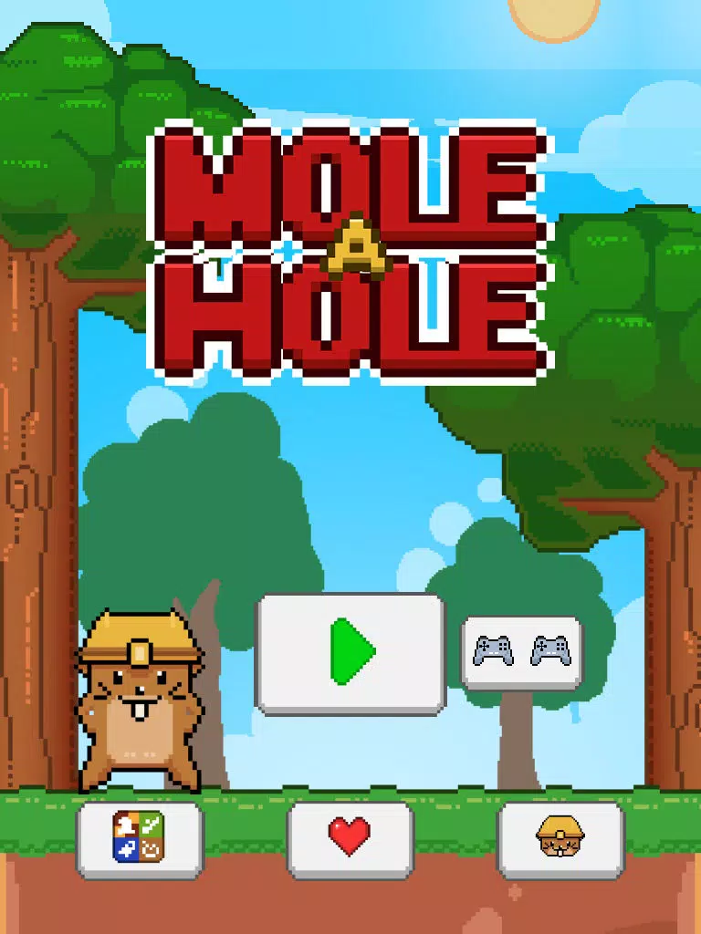 ``Action Mole a Hole FREE GAME iPad Screenshots