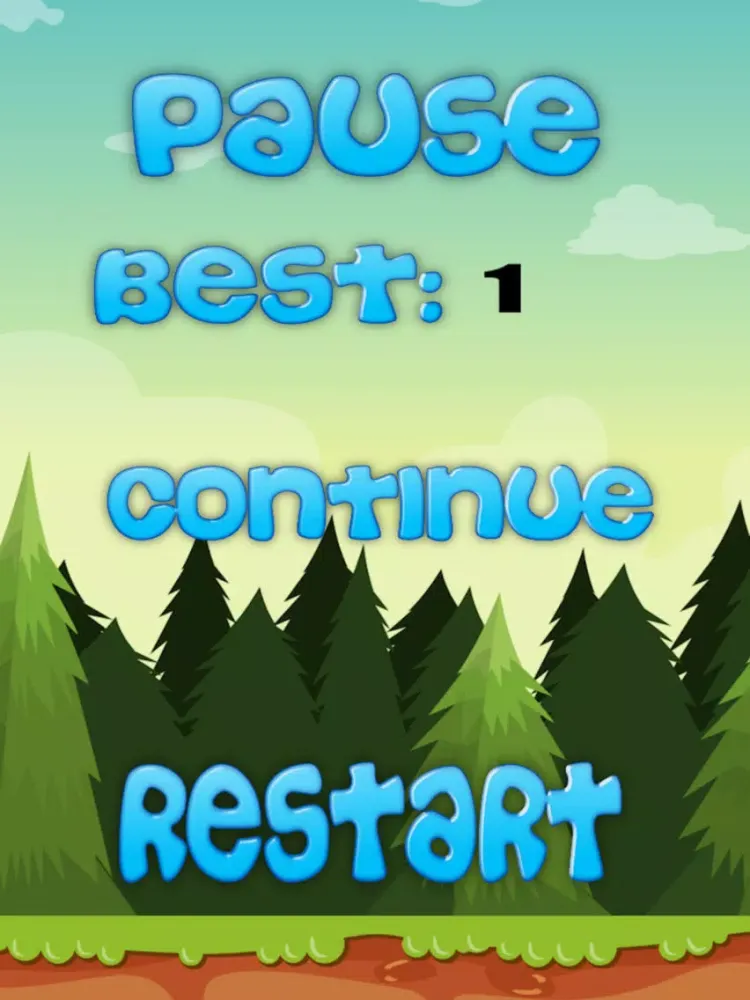 Ảnh chụp màn hình của BlueBird - Addictive Flappy Game for Teens iPad 