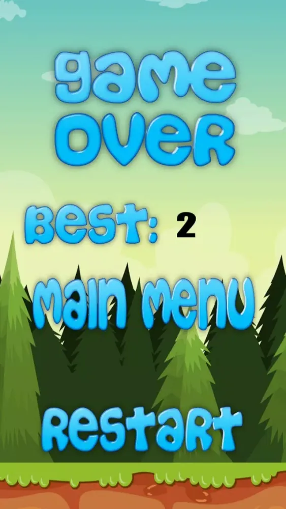 Ảnh chụp màn hình của BlueBird - Addictive Flappy Game for Teens