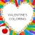 Adult Coloring Books: Valentines Day