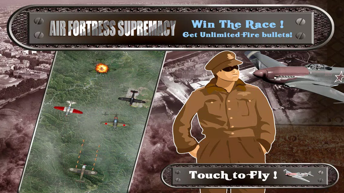 Air fortress Commander FREE - Elite Sky Fighter Brotherhood Vs. Natsi Pilot Assault Screenshots