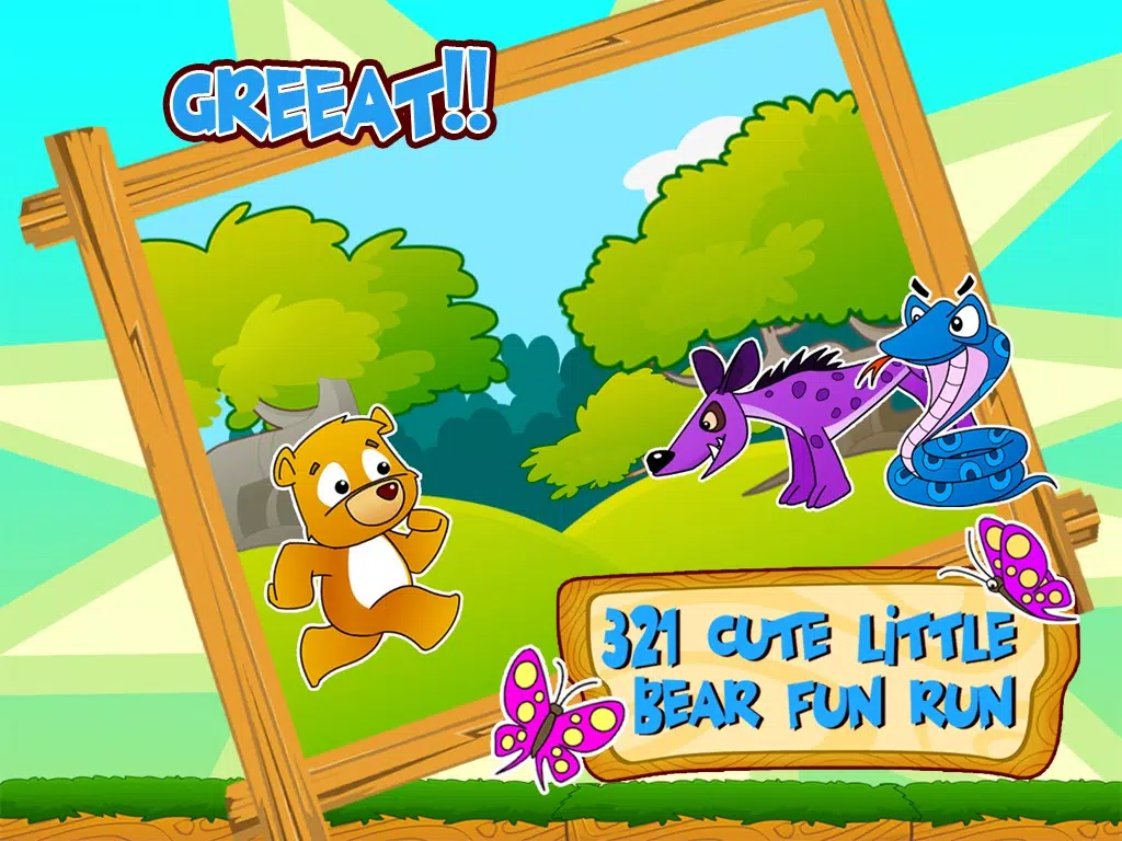 321 cute little teddy bears all fun run : Coolest Free Animal Care Games For Boys and Girls iPad Screenshots