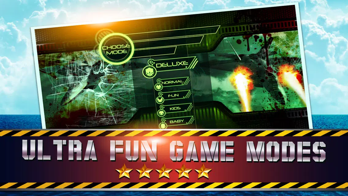 Fighter jet 3D Tactical attack : Chaos Dog-fights over the sea coast line Screenshots