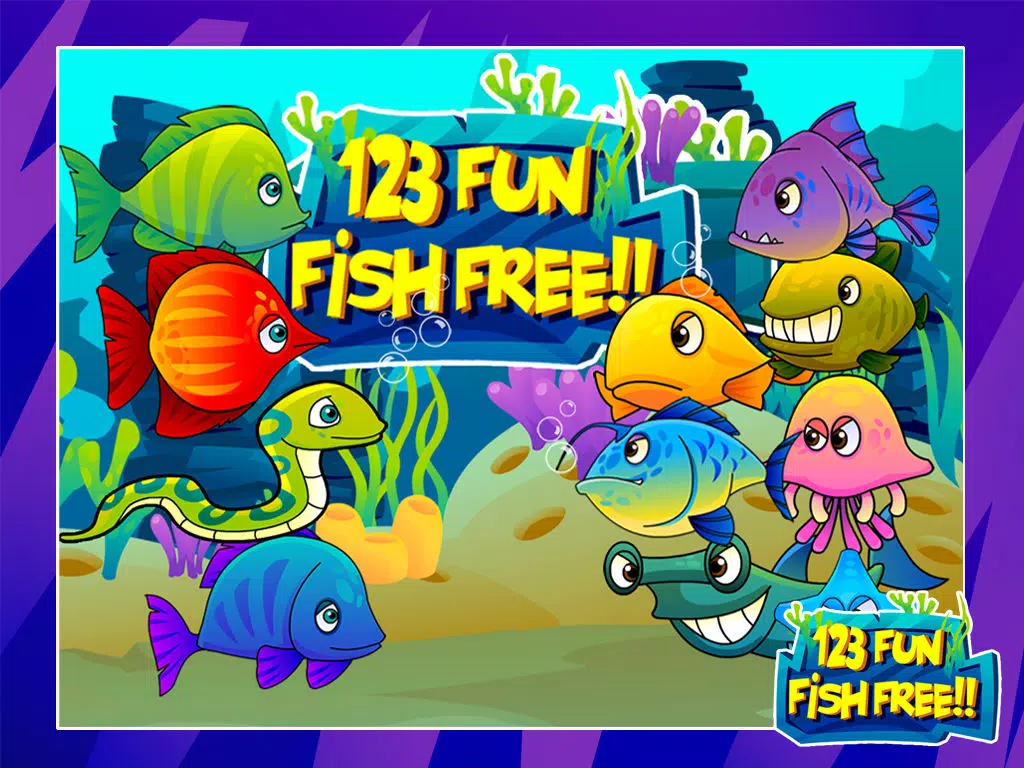 123 Fun fishies Free ! iPad Screenshots