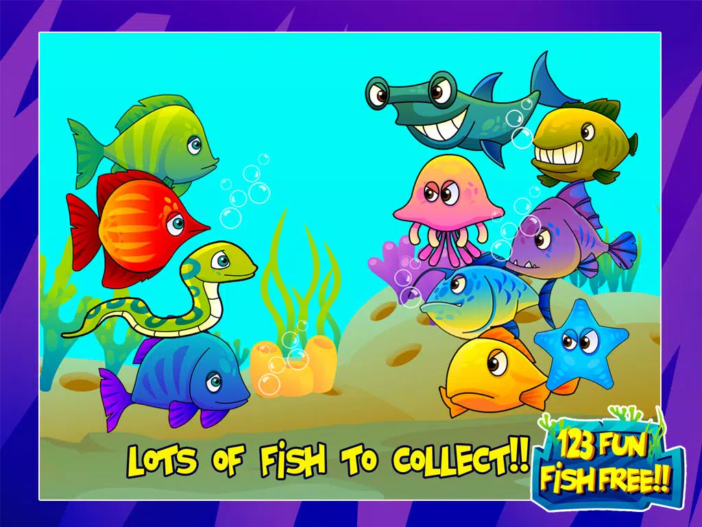 123 Fun fishies Free ! iPad Screenshots