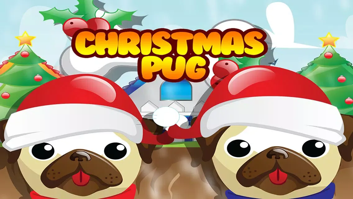 Ảnh chụp màn hình của Pet Pug Xmas Eve Run : Free