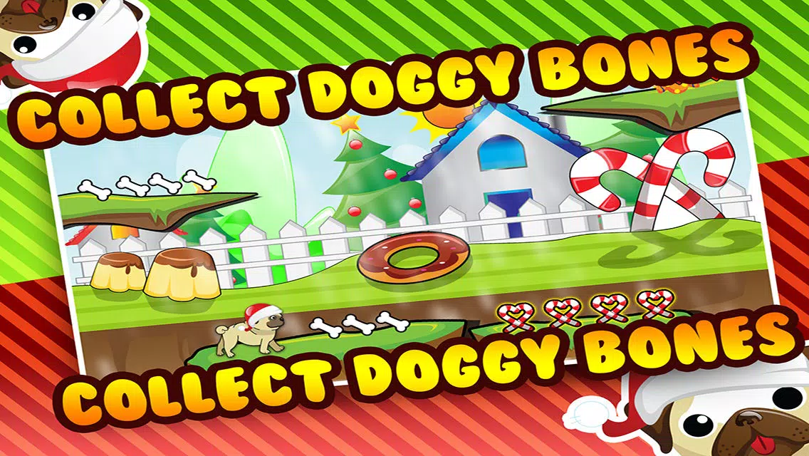 Pet Pug Xmas Eve Run : Free スクリーンショット