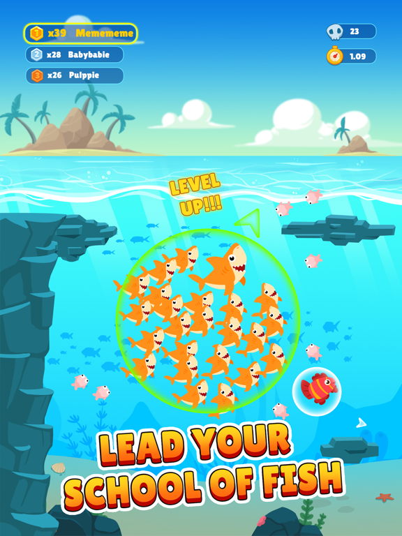 Captures d'écran de King Fish.io iPad 