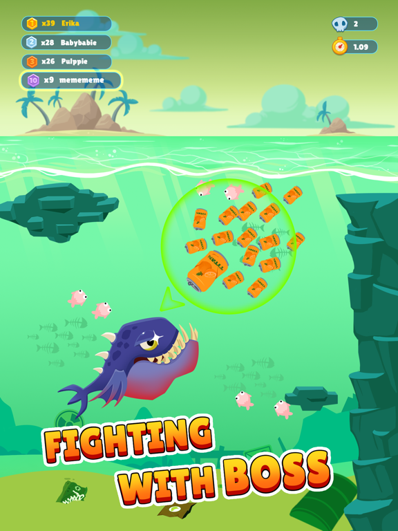 Captures d'écran de King Fish.io iPad 