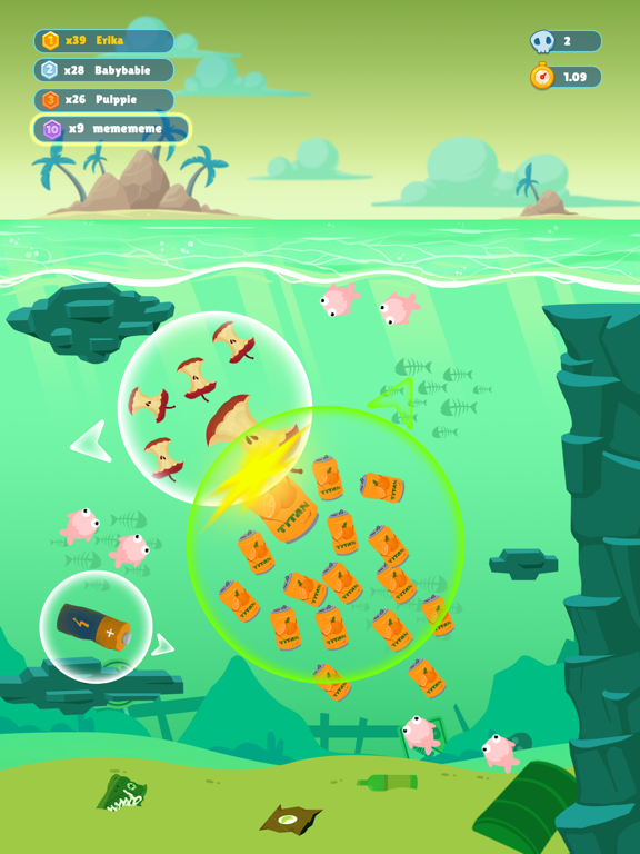 Captures d'écran de King Fish.io iPad 