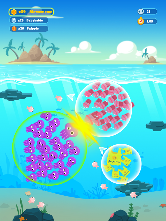 Captures d'écran de King Fish.io iPad 