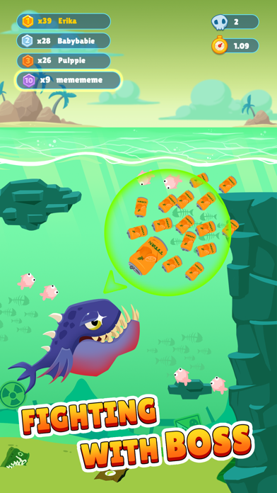 Captures d'écran de King Fish.io