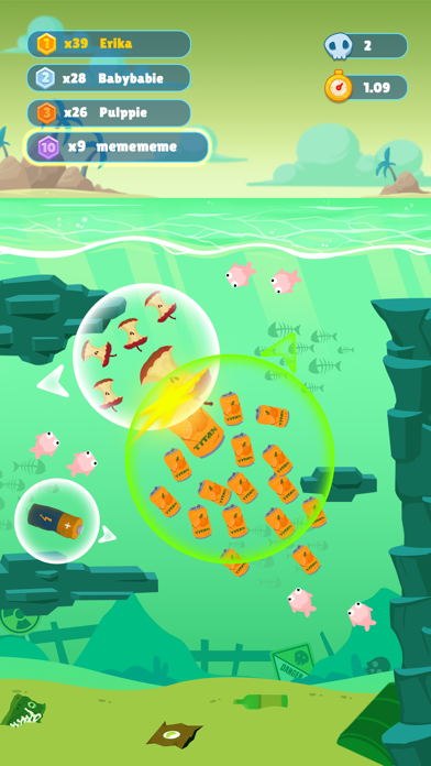 Captures d'écran de King Fish.io