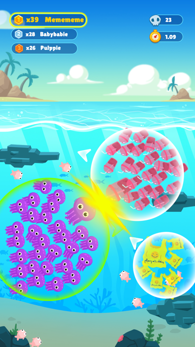 Captures d'écran de King Fish.io