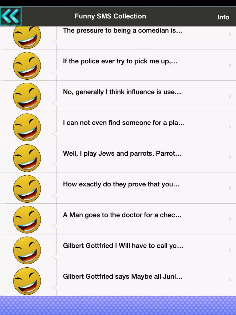 Funny SMS Collection iPad Screenshots