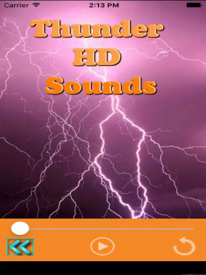 Thunderstorm & Rainfall Sleep Sounds iPad Screenshots