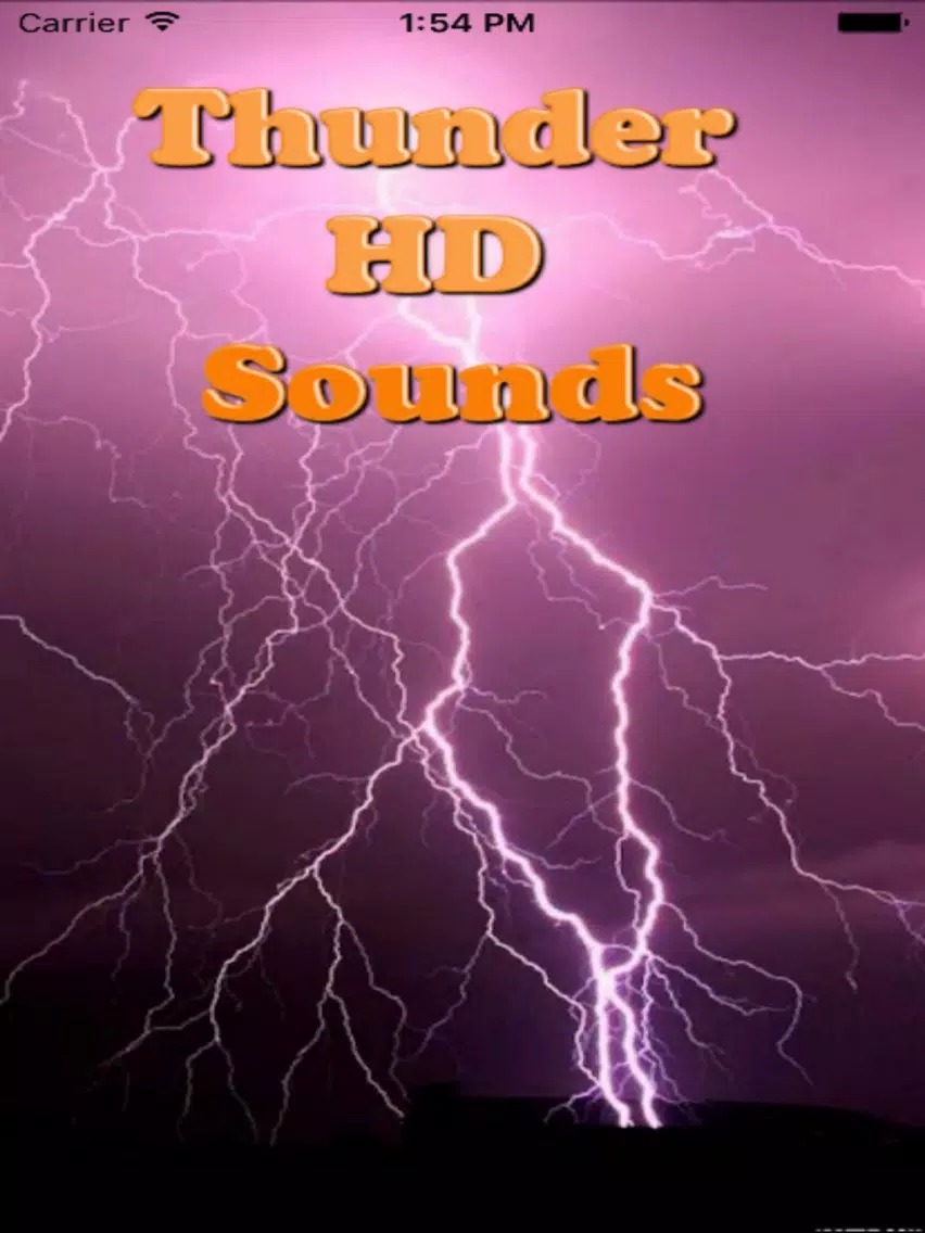 Thunderstorm & Rainfall Sleep Sounds iPad Screenshots
