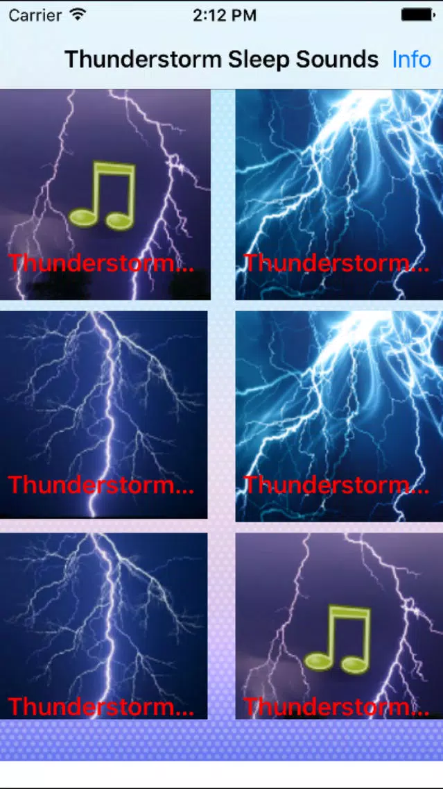 Thunderstorm & Rainfall Sleep Sounds Screenshots