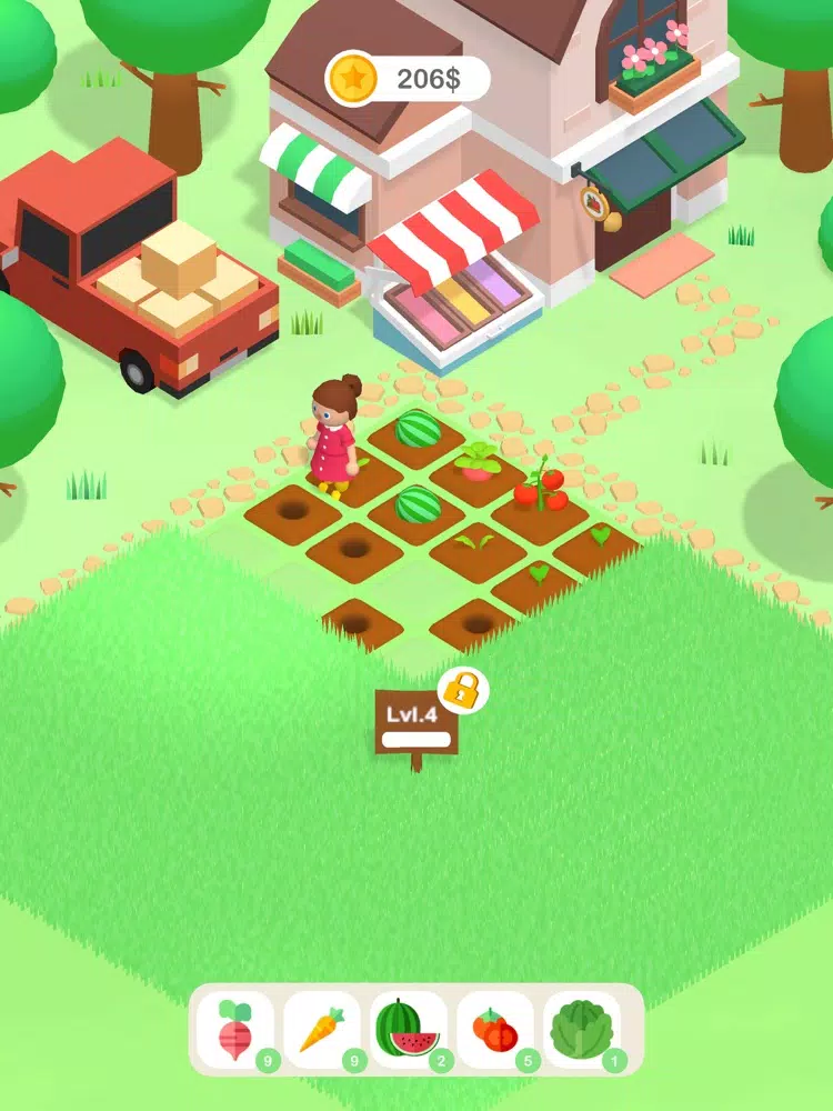 Tiny Farm - Grow vegetables iPad Screenshots