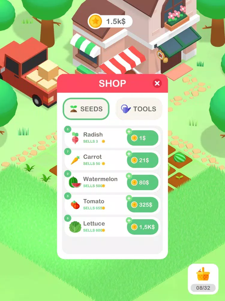 Tiny Farm - Grow vegetables iPad Screenshots