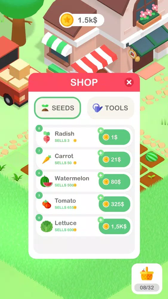 Tiny Farm - Grow vegetables Screenshots