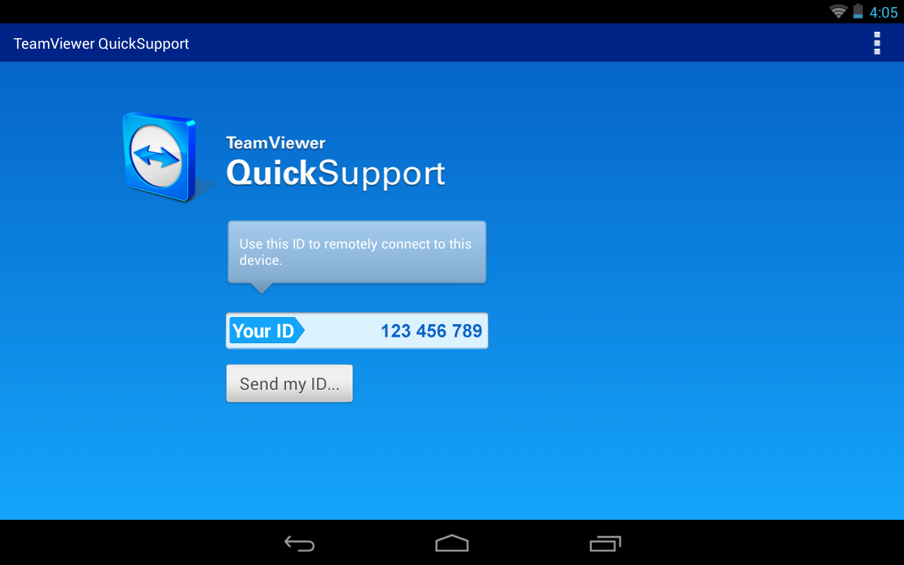 QuickSupport Add-On Handheld B Screenshots