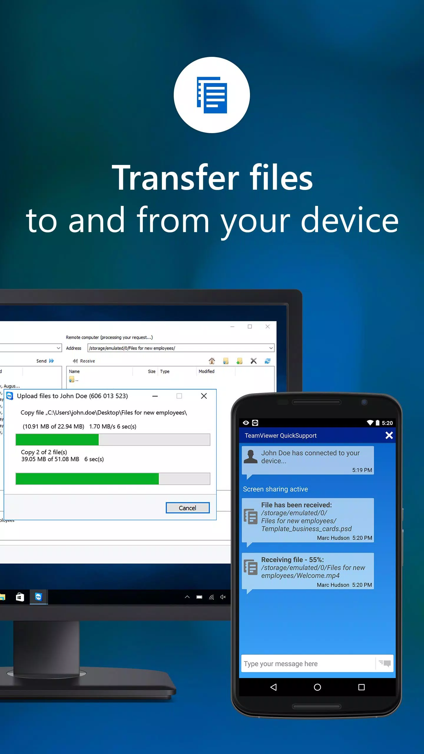 QuickSupport for Samsung Screenshots