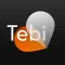 Text behind image - Tebi