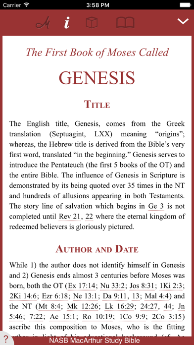 NASB MacArthur Study Bible Screenshots