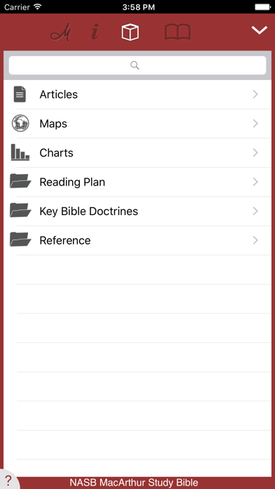 NASB MacArthur Study Bible Screenshots