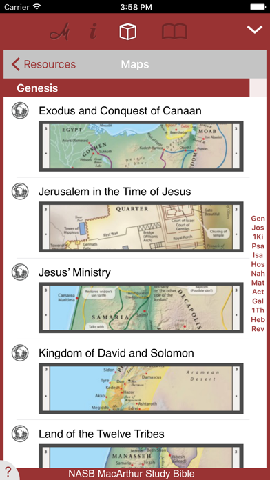 NASB MacArthur Study Bible Screenshots