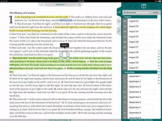 MacArthur Study Bible - NKJV iPad Screenshots