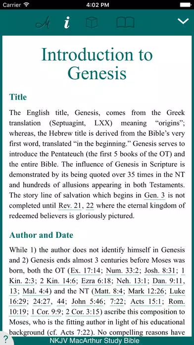 MacArthur Study Bible - NKJV Screenshots