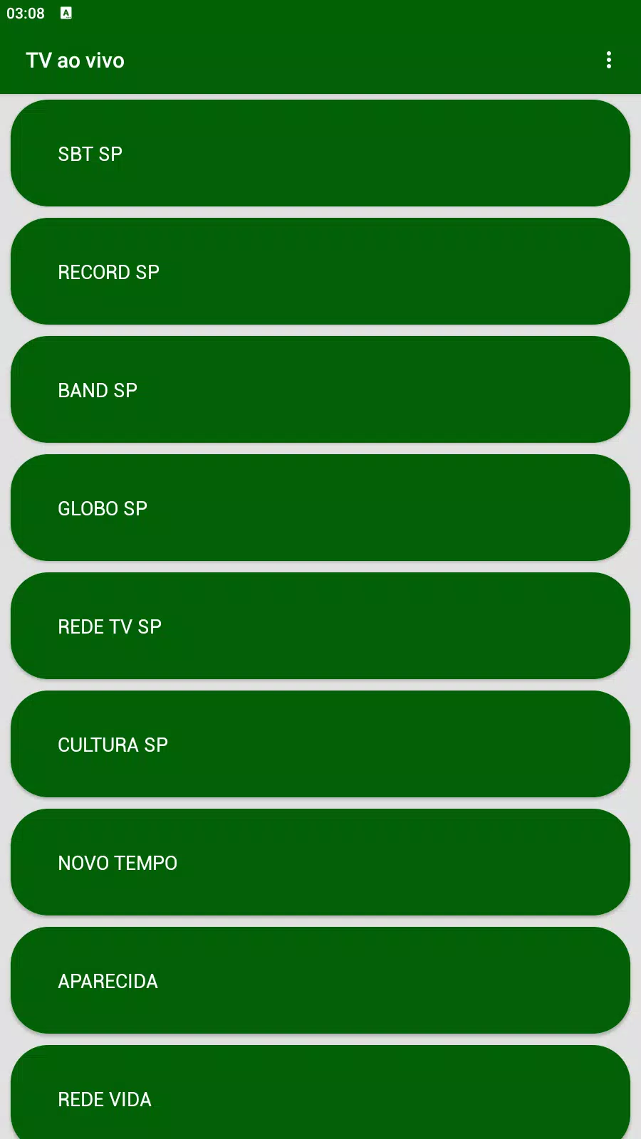 TV ao vivo Screenshots