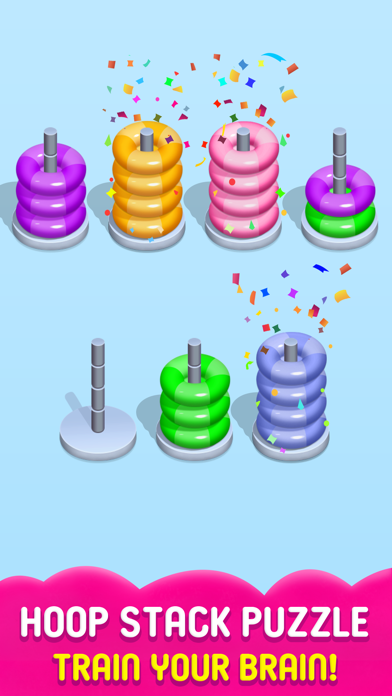 Color Hoop Stack - Sort ring Screenshots